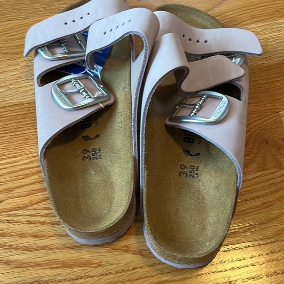 Birkenstock Arizona Big Buckle Nubuck Leather Size 8 NWT - Picture 9 of 13